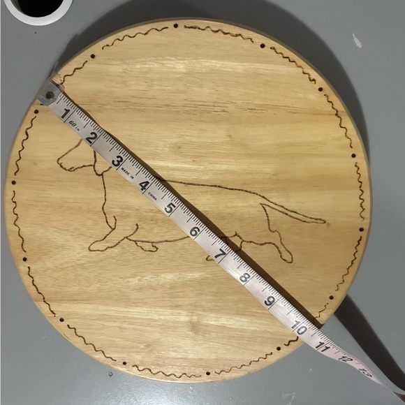 Dachshund Cheese Cutting Board With Tools - Picture 4 of 4